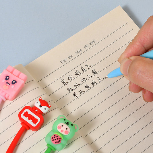 Kawaii Cartoon Shaker Gel Pen | Cute Stress Relief Pen for Students & Kids