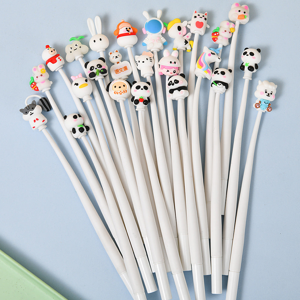 Kawaii Cartoon Shaker Gel Pen | Cute Stress Relief Pen for Students & Kids