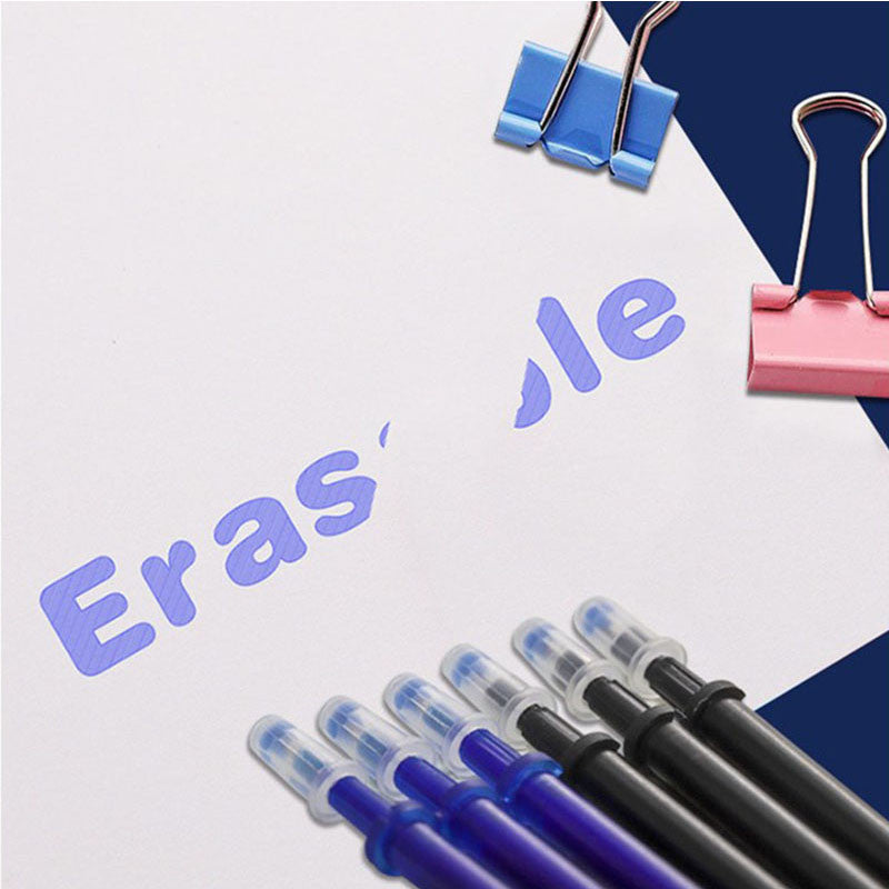 Magic Erasable Gel Pen Set 0.5mm Refills Washable Handle School Office Stationery