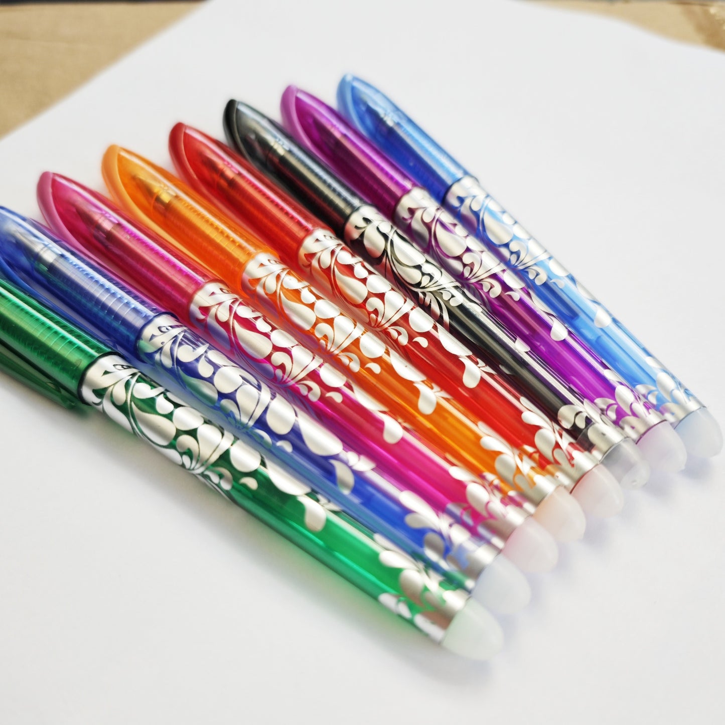 Colored Erasable Gel Pens | Blue & Green Heat Erasable Magic Pens 0.5mm