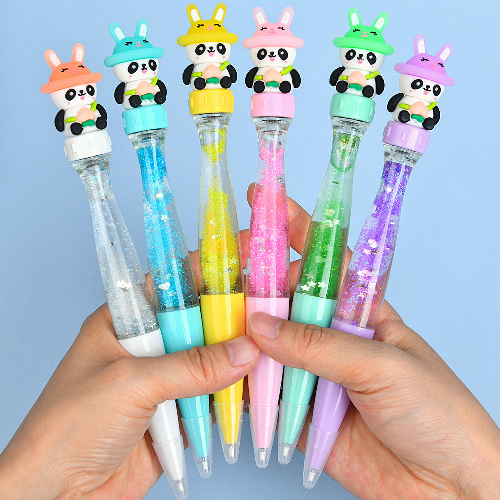 Capybara Fidget Rotating Gel Pen | Kawaii Stress Relief Pen for Students