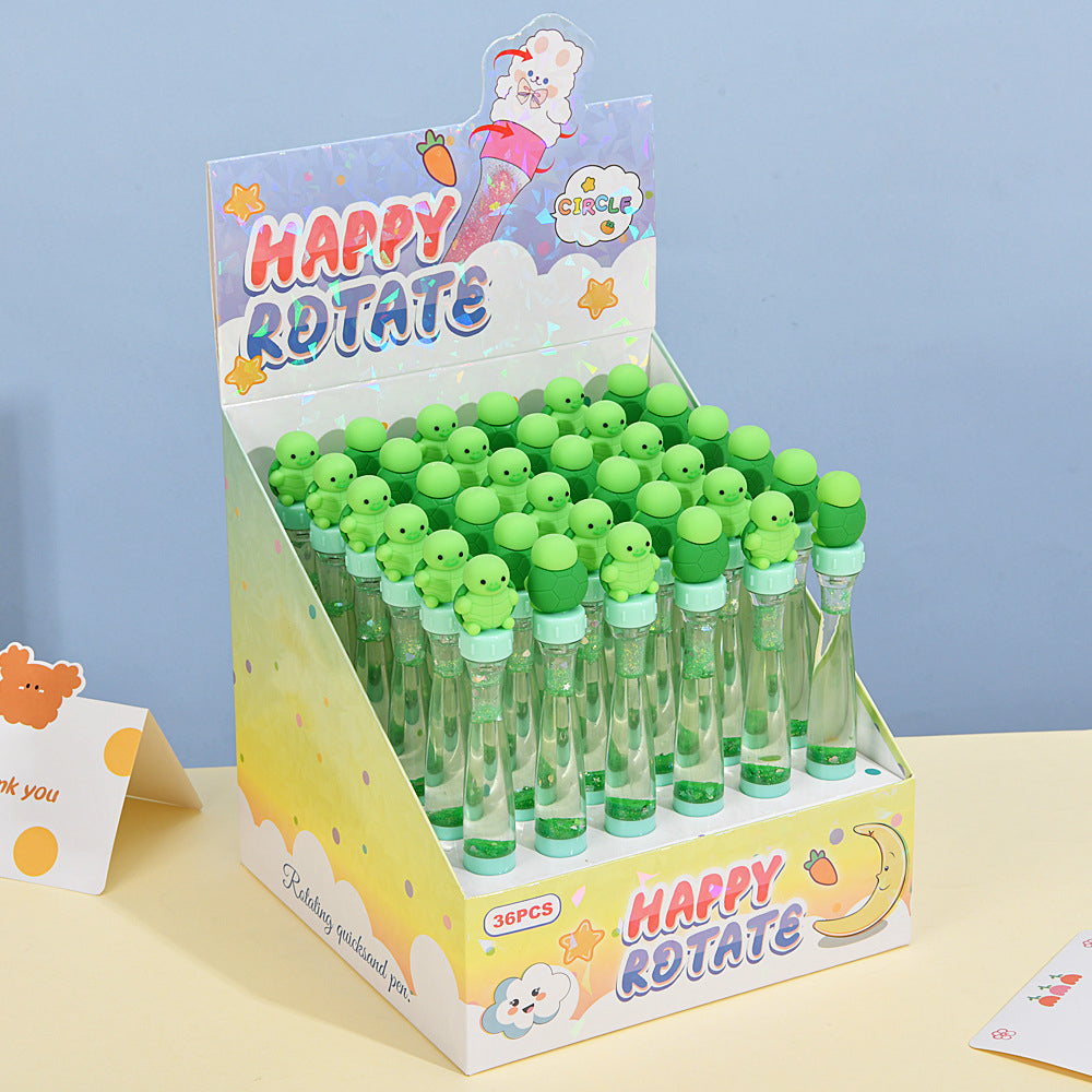 Capybara Fidget Rotating Gel Pen | Kawaii Stress Relief Pen for Students